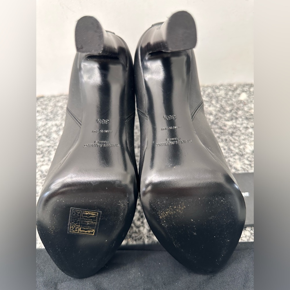NWT YSL Saint Laurent Hall 105 Chelsea Boots - Black - 6.5 US - No Box - Picture 5 of 7